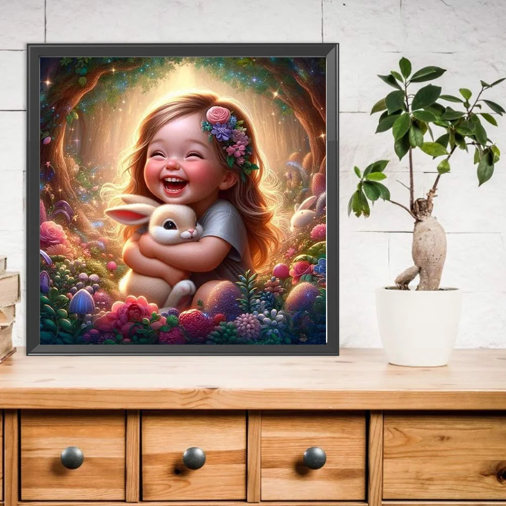 DIY Paint By Number 40*40cm - Bunny Girl