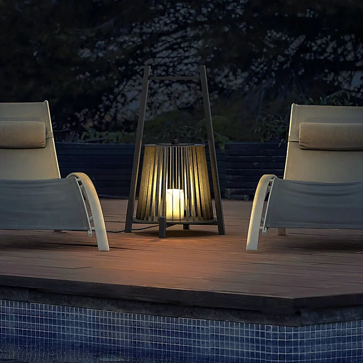 Outdoor Grid Imitation Candle-shaped Lantern Waterproof LED Landscape Lighting - Appledas