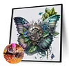 5D DIY Full Round Drill Diamond Painting Mechanical Butterfly Kit Decor 40x40cm
