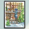 Christmas-14CT Stamped Cross Stitch 26*33cm/10.24*12.99in tapestrymarket