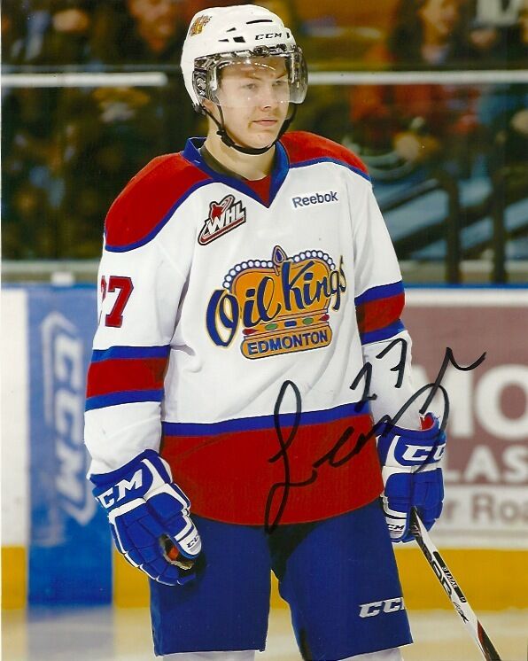 Edmonton Oil Kings Curtis Lazar Autographed Signed 8x10 Photo Poster painting COA FOUR