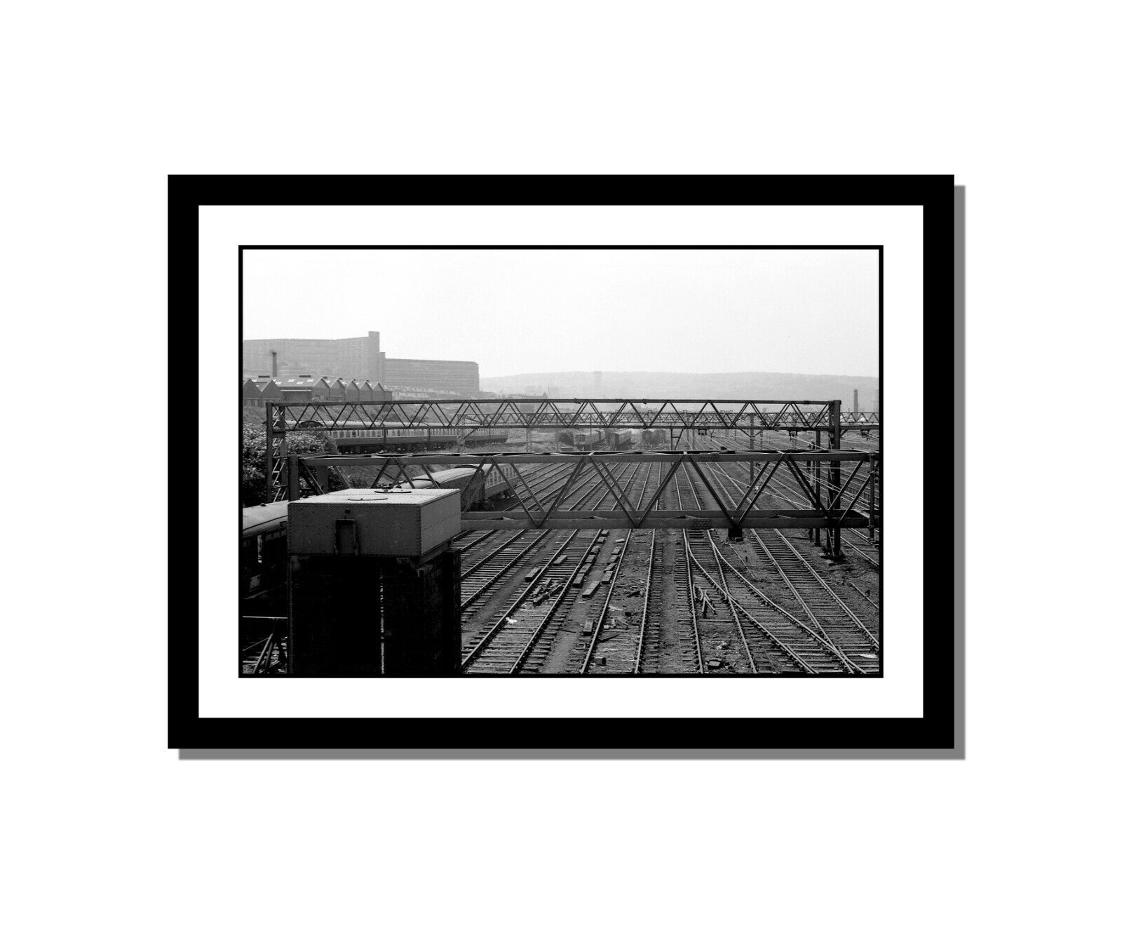 Framed Image of Sheffield - 18x12 inch Framed Iconic Photo Poster painting - Nunnery Sidings