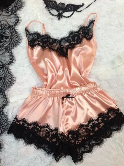 Churchf Exploding Pajamas Simulation Silk Pyjamas Large-Size Home Underwear Pajamas Skirt Ebay1090