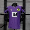 2025/2026 Player Version Dortmund Goalie Purple Football Jersey 1:1 Thai Quality