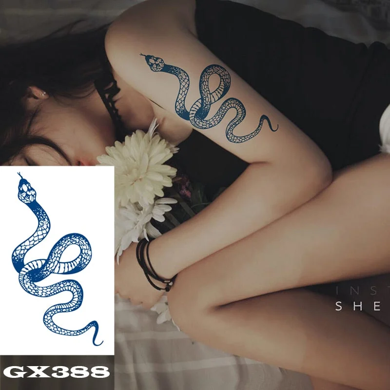 Premium Semi-Permanent Tattoos for Women Men Realistic and Long Lasting 1-2 Weeks,Temporary Tattoos Stickers