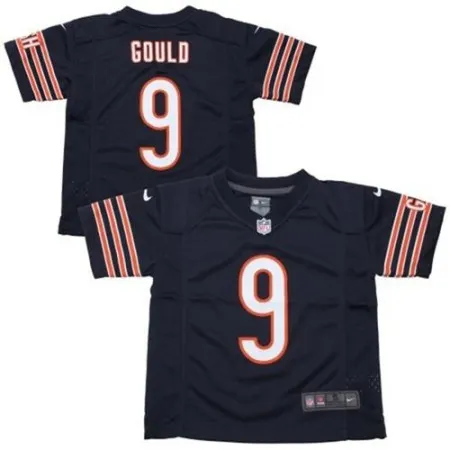 Toddler  Bears #9 Robbie Gould Navy Blue Team Color Stitched NFL Elite Jersey