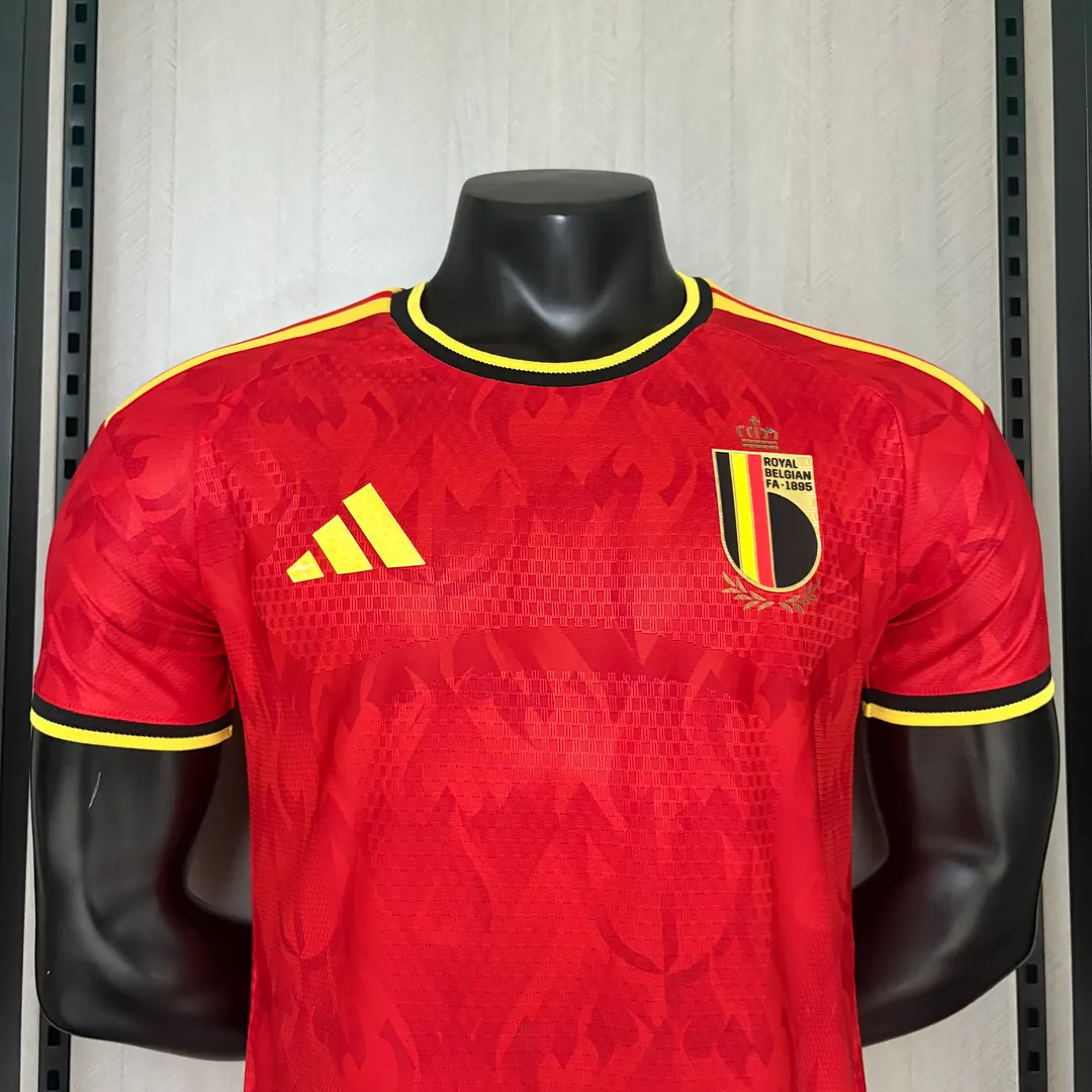2026 Belgium Home Player Version Football T-Shirt Thai Quality
