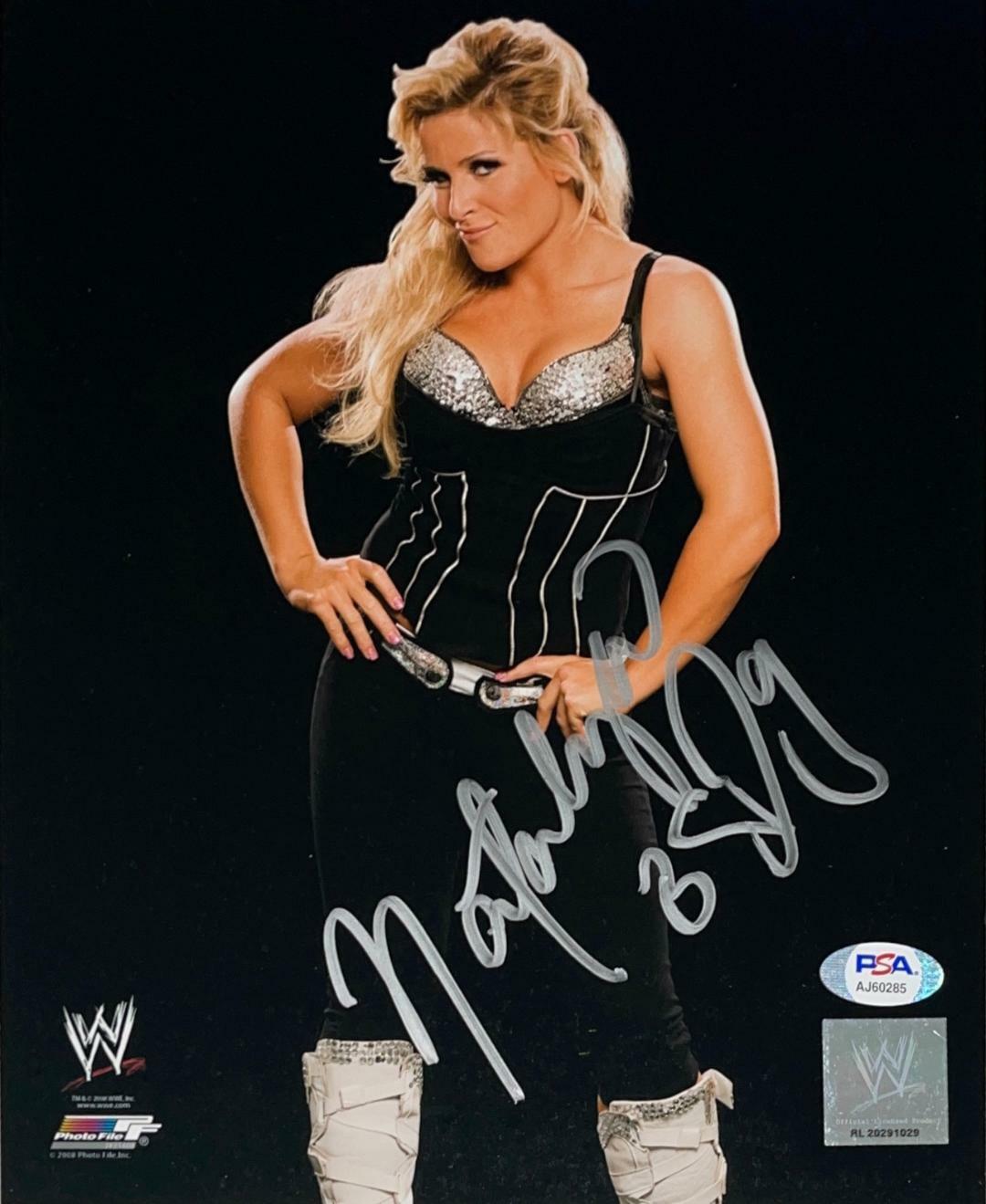 WWE NATALYA HAND SIGNED AUTOGRAPHED 8X10 Photo Poster painting FILE Photo Poster painting WITH PSA DNA COA 23