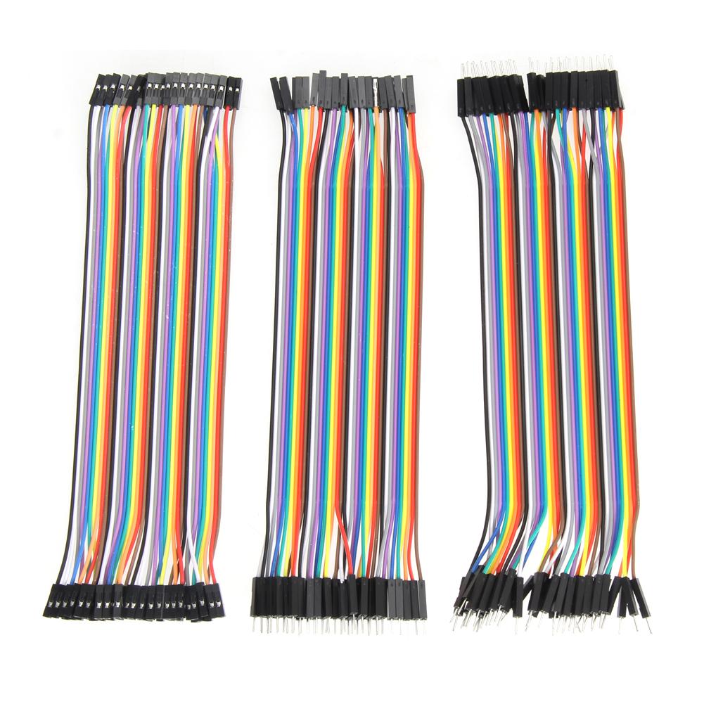 

120pcs 20cm 2.54mm 1pin Jumper Wire DuPont Cable for Arduino, 501 Original