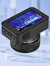 3 In Color Display Electronic Eyepiece Type-C Charging Adjustable Night Vision Eyepieces 26mm-46mm High-Definition Full-Color Telescope for Astrophotography Planetary Bird Watching