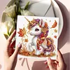 uk.everydayedeals 6Pcs DIY Diamond Painting Greeting Card - Unicorn Family