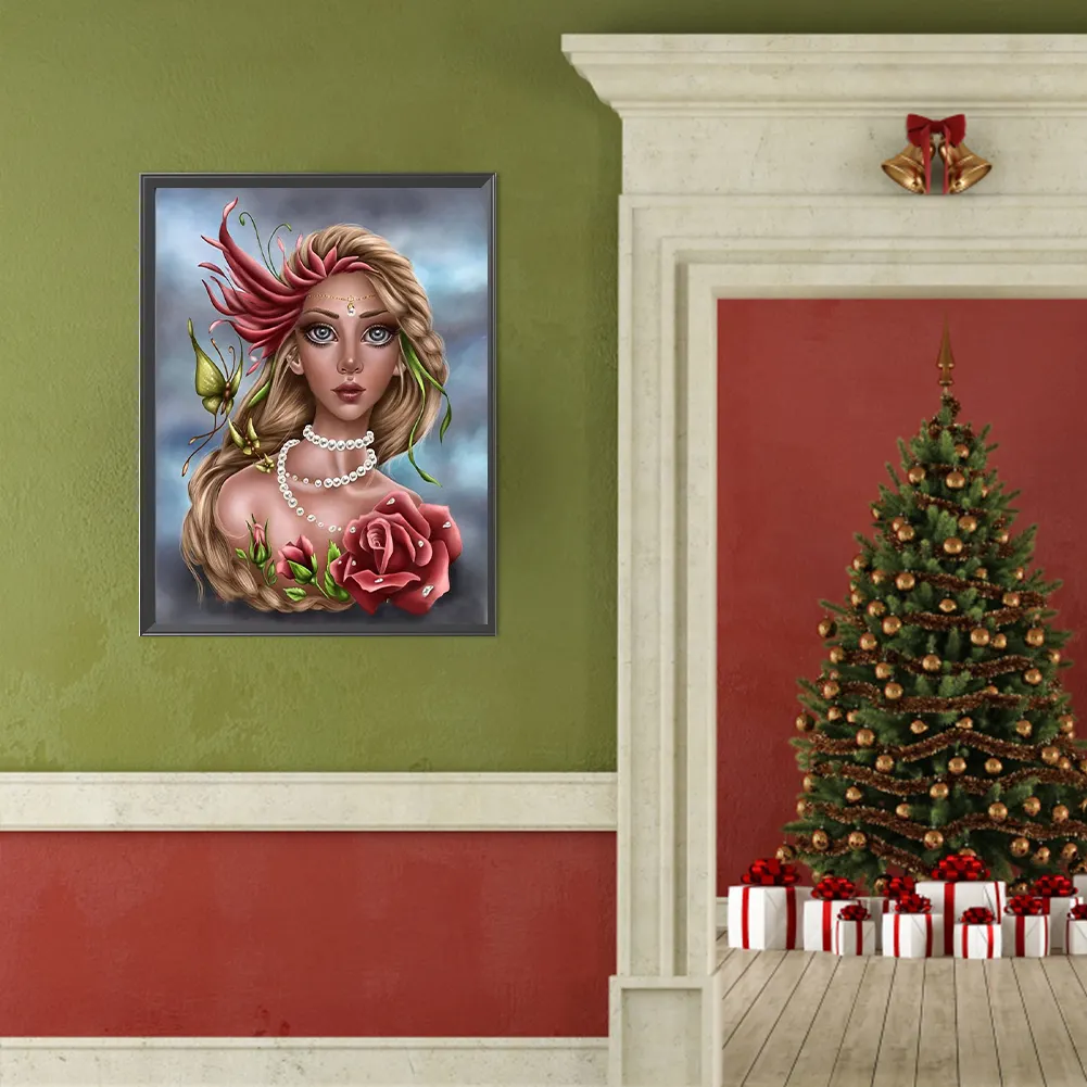 Full Round Diamond Painting 40*50cm - Girl
