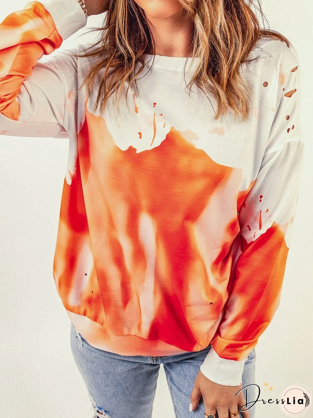 Comfortable Tie-Dye Sweatshirt