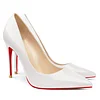 100mm Heels Red Bottoms Classic Party Daily Wedding Pumps Patent Stilettos Shoes