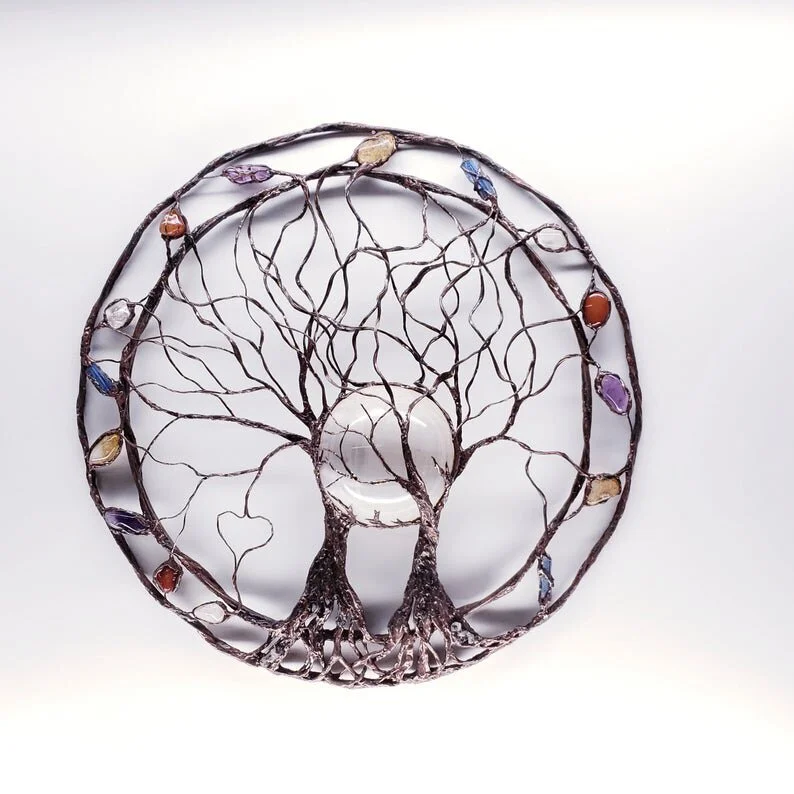 Circle Of Life Metal Tree Wall Art
