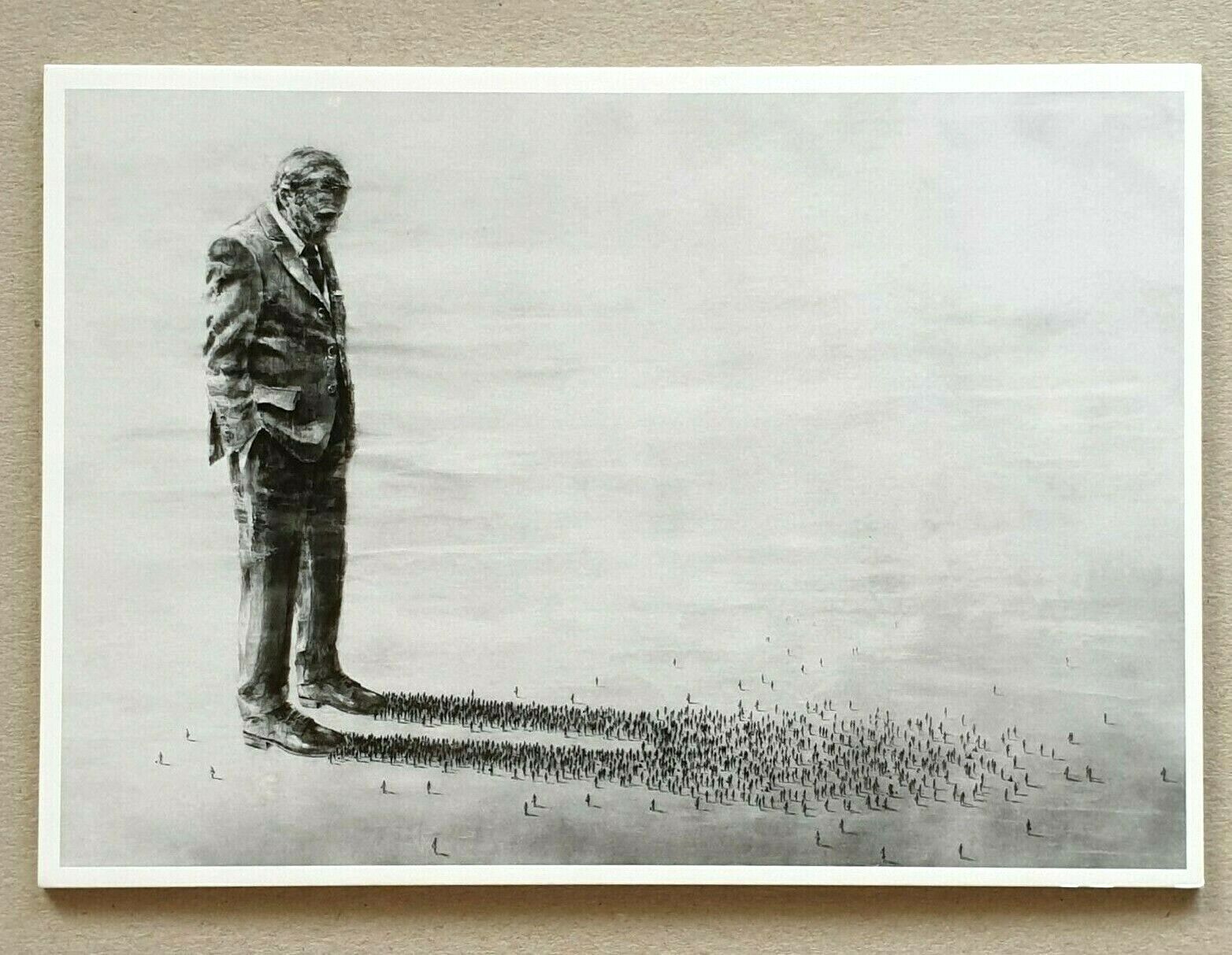 PEJAC - THE BOSS Postcard NUMBERED Lottery Ticket Mini Print Ahab Forest Linea