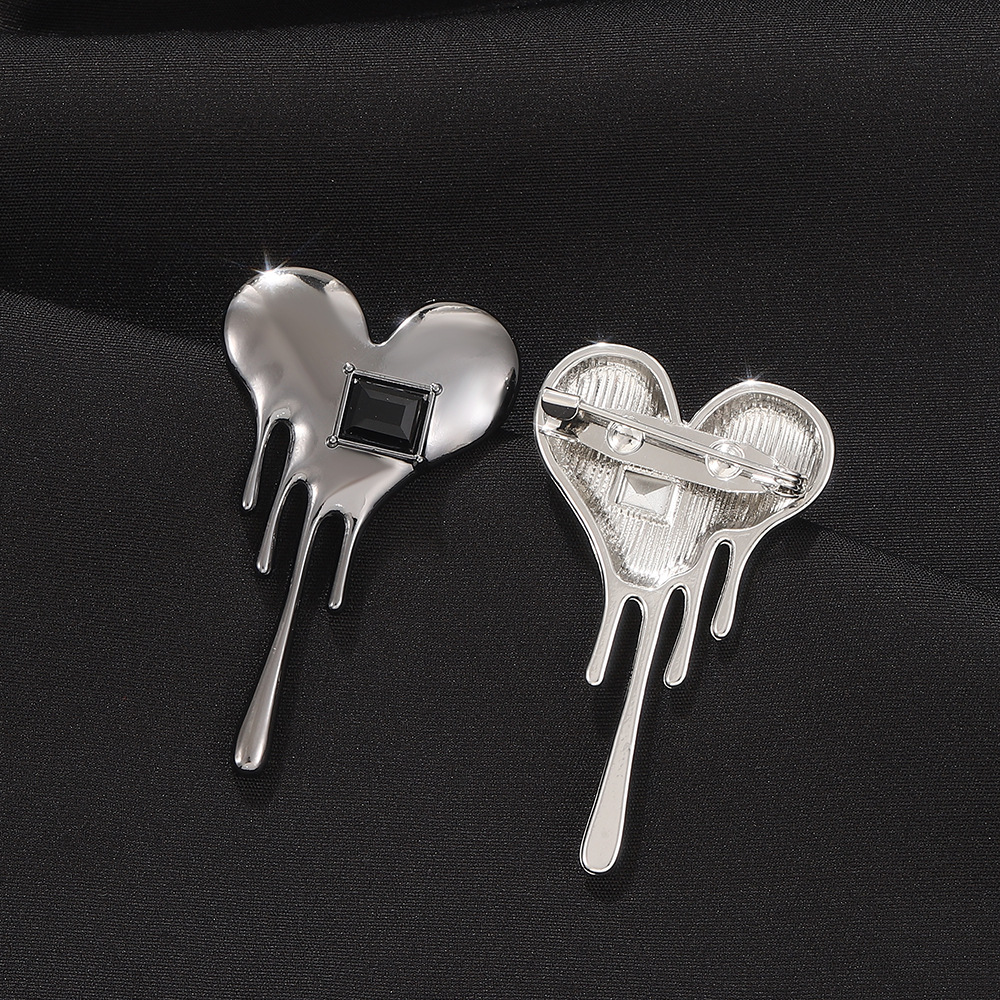 Water Drops Melting Brooch