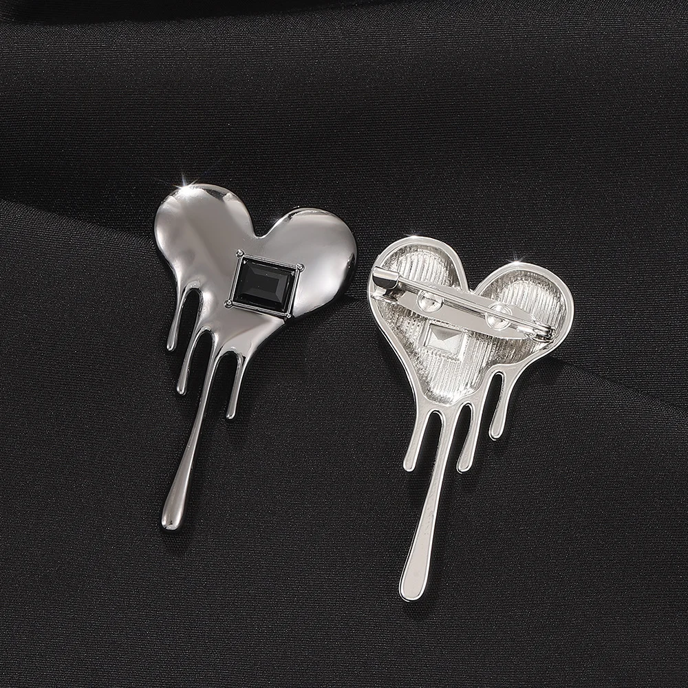 Water Drops Melting Brooch