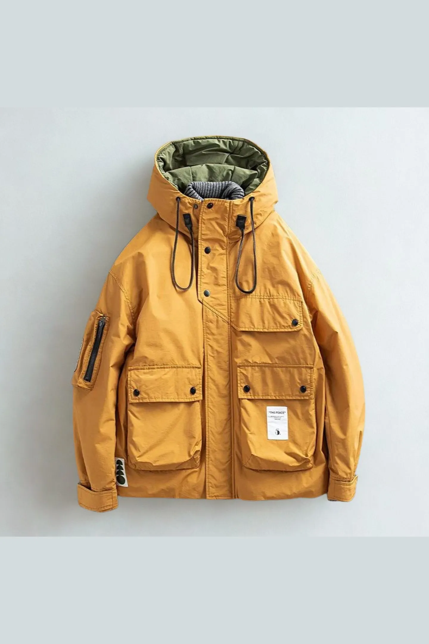 Men's Insulated Utility Parka &ndash; Weather-Resistant City Coat
