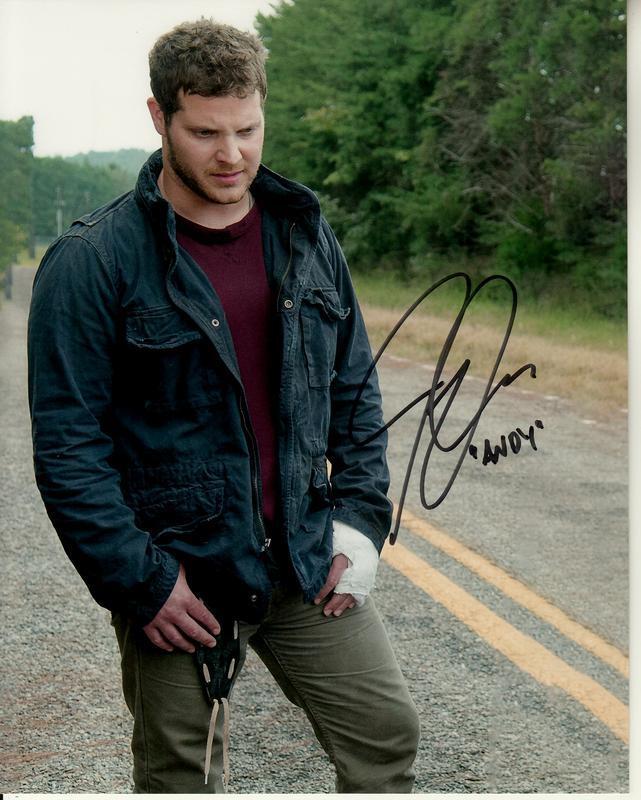 JEREMY PALKO hand-signed THE WALKING DEAD 8x10 uacc rd coa COLOR CLOSEUP OF ANDY