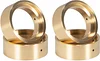 AMK 4Pcs TRX4M Updates Brass 1.3" Beadlock Wheels Bead Lock Ring for 1/18 RC Crawler