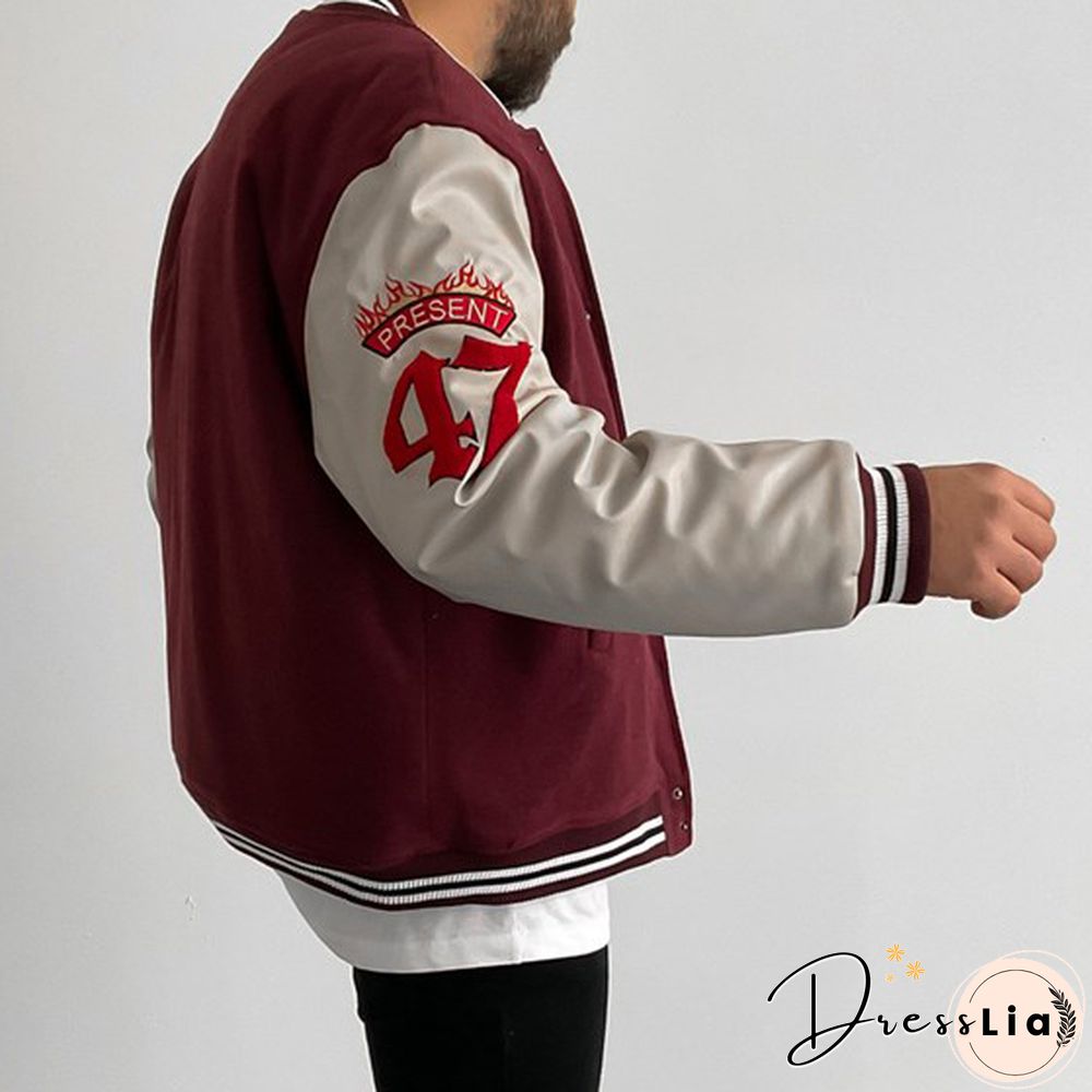 College Style Baseball Jacket