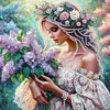 (Multi-Style)Elegant Butterfly Girl-Partial Special Shaped Diamond Painting 30*30cm