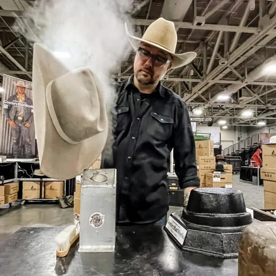 Imperial 1000X Beaver felt Cowboy Hat-Made in Texas