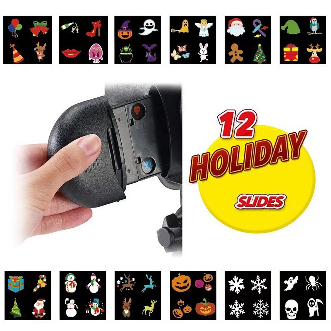 Star Shower Slide Show Projector（whit 12 different slides）