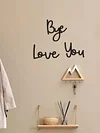 Love You Bye Wood Sign Wall Art Express Love and Warm for Your Family Lovers