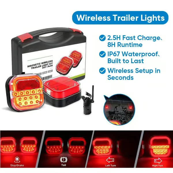 🌹Wireless Trailer Lights Kit