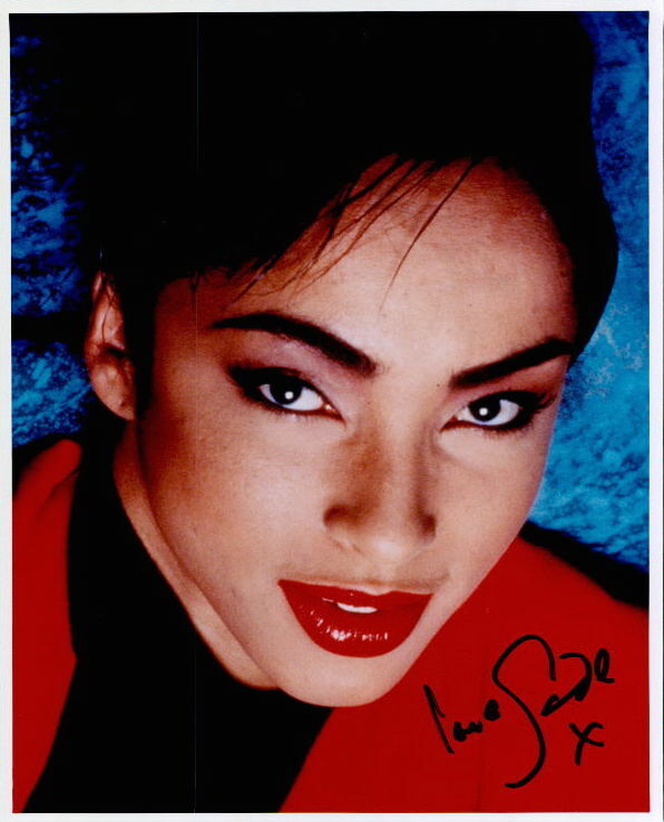 Sade Adu vintage in-person signed 8x10 Photo Poster painting COA