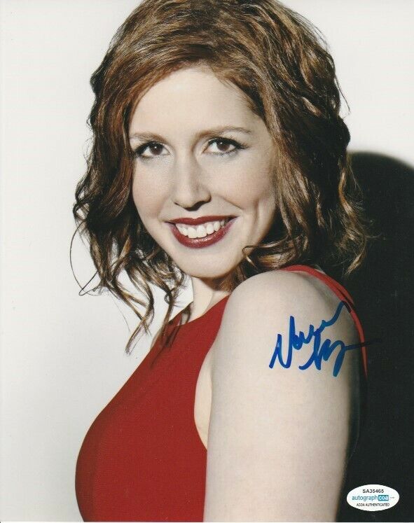 VANESSA BAYER SIGNED 8x10 Photo Poster painting #1 SNL SATURDAY NIGHT LIVE ACOA COA EXACT PROOF!