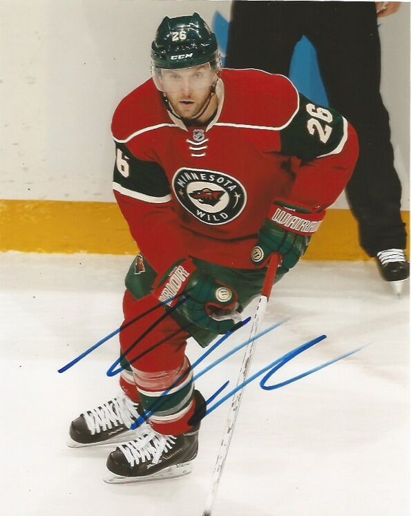 Minnesota Wild Thomas Vanek Autographed Signed 8x10 Photo Poster painting COA C