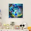 Alice And The Cheshire Cat-11CT Stamped Cross Stitch 40*40cm