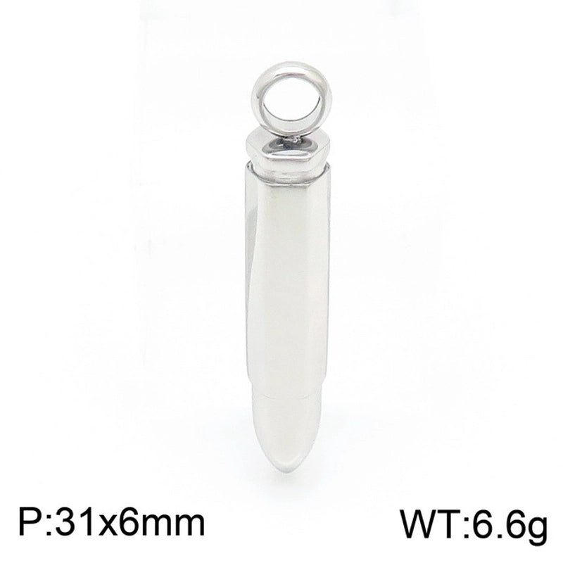 Casual Punk Geometric Titanium Steel Charms