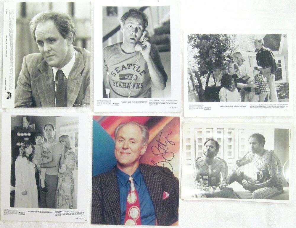 JOHN LITHGOW Photo Poster painting LOT nice collection 8 STUDIO ORIGINALS Terms Endearment 2010