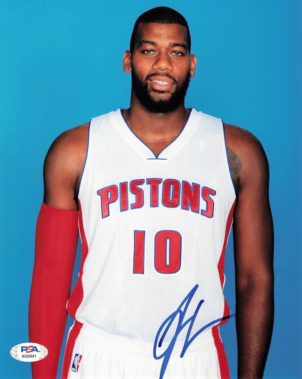 Greg Monroe signed 8x10 Photo Poster painting PSA/DNA Detroit Pistons Autographed