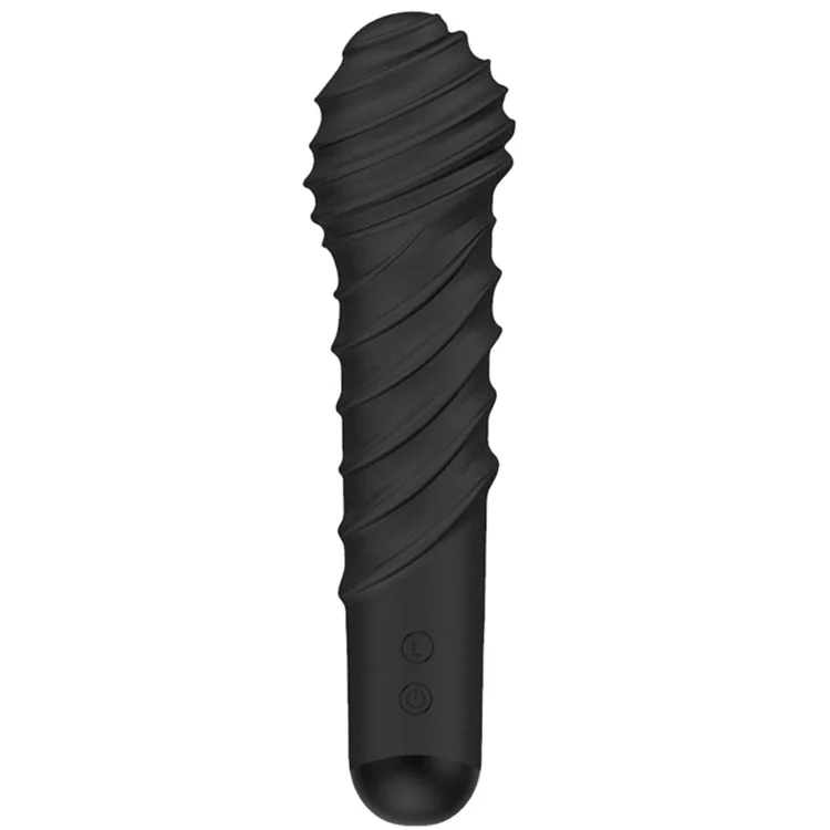 Usb Rechargeable Silicone Threaded Vibrator Sex Toy For Adults