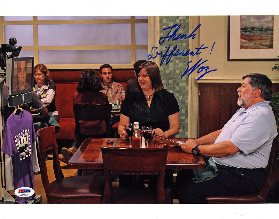 Steve Woz Wozniak SIGNED 11x14 Photo Poster painting Big Bang Sheldon Apple PSA/DNA AUTOGRAPHED