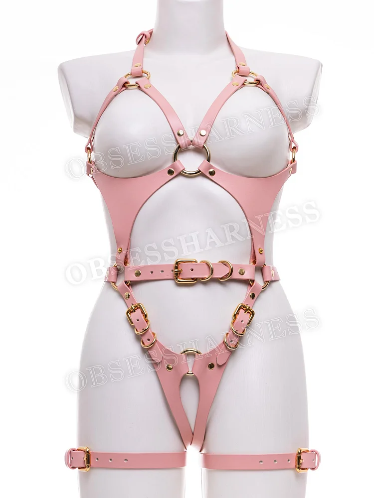 pornhint Pornhint Premium bdsm harness full body, Leather harness women, Open crotch lingerie leather, Open cup bra harness, Bondage kit bdsm gear, Mature leather body harnesses for women
