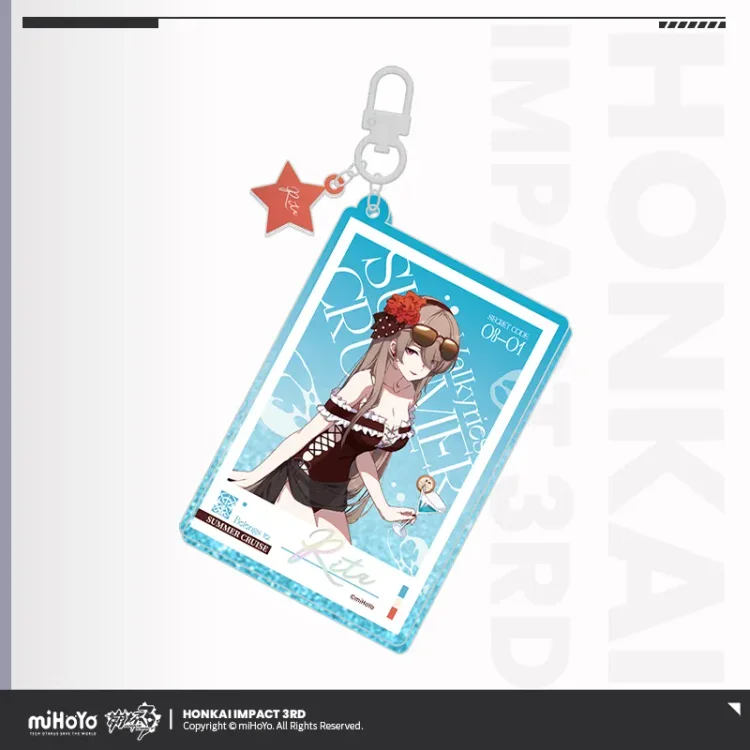 Honkai 3d Keychains [Original Honkai Official Merchandise]