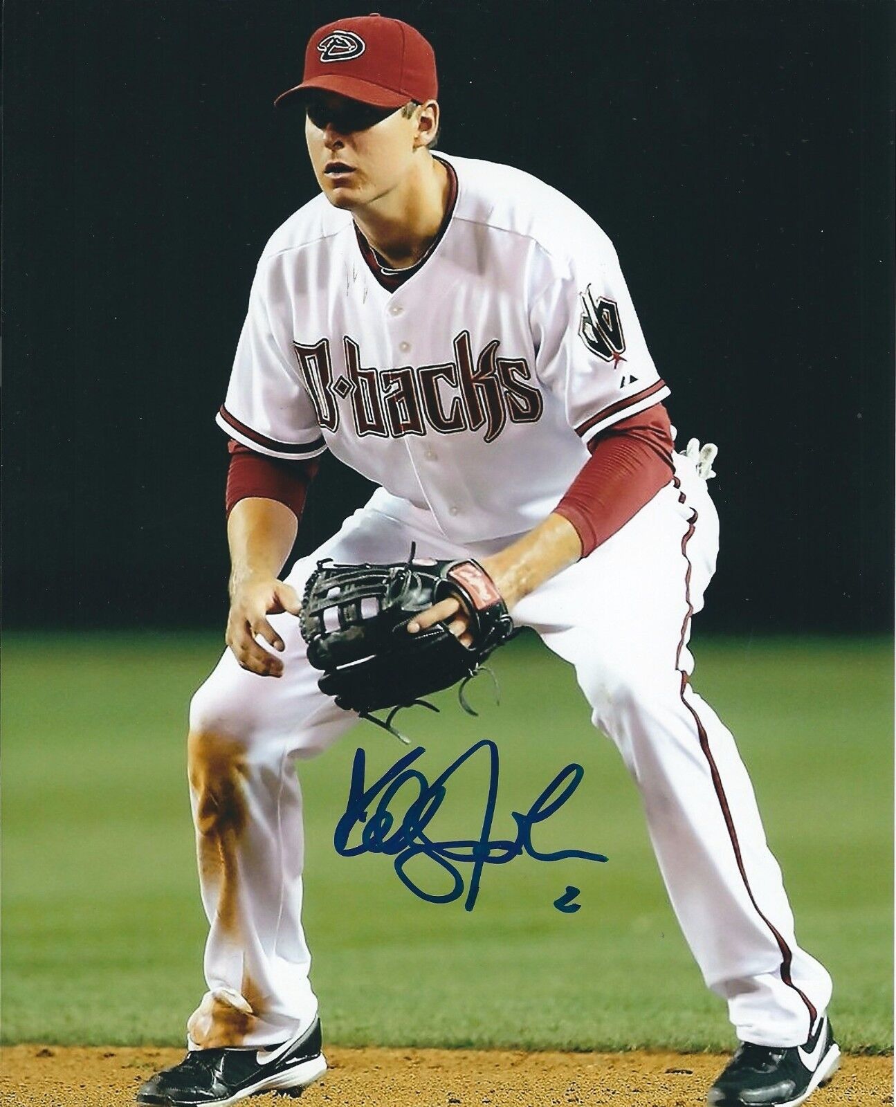 Signed 8x10 KELLY JOHNSON Arizona Diamondbacks Autographed Photo Poster painting - COA