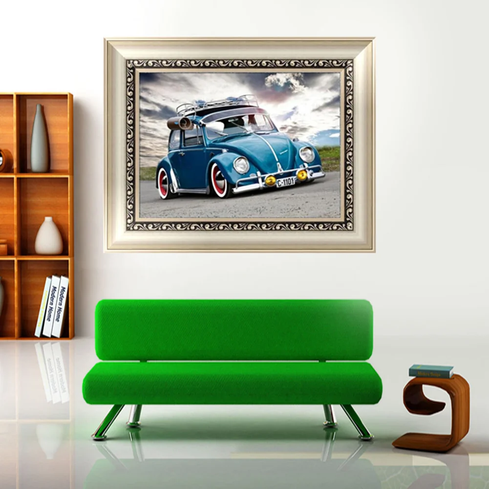 Round Diamond Painting 30*40cm - Car