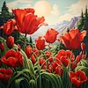Diamond Painting -DIY Round Drill Poppy
