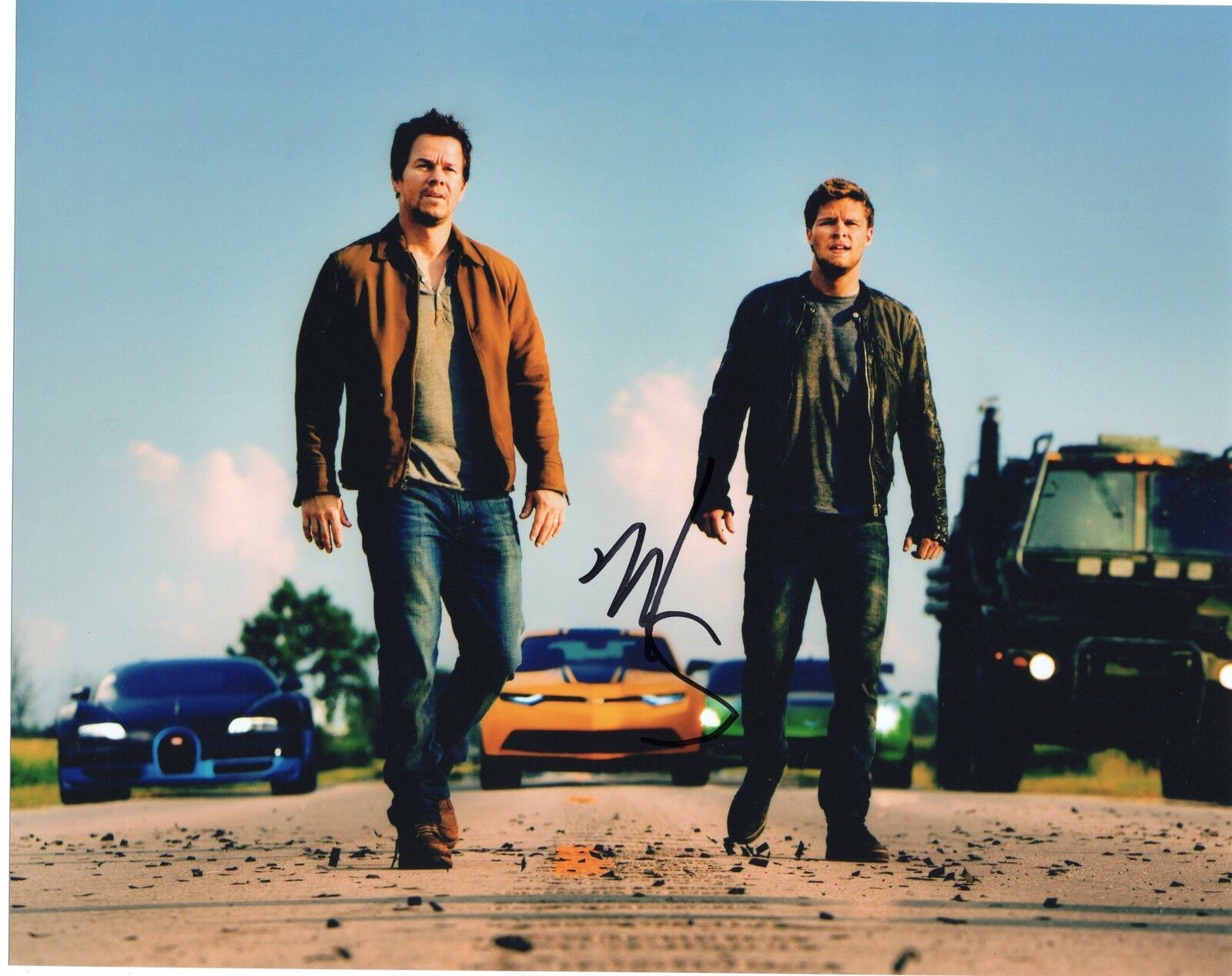 Mark Wahlberg Ted Movie Departed Invincible Signed 8x10 Photo Poster painting w/COA #5