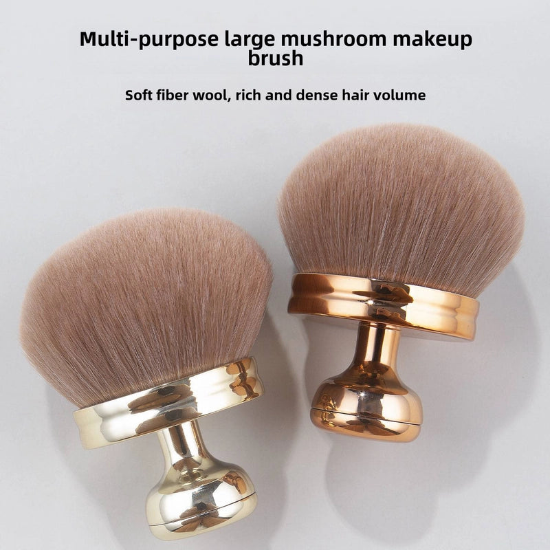 Portable Single Multi-use Large Mushroom Head Makeup Brush Powder Blush Brush Hot Makeup Tools