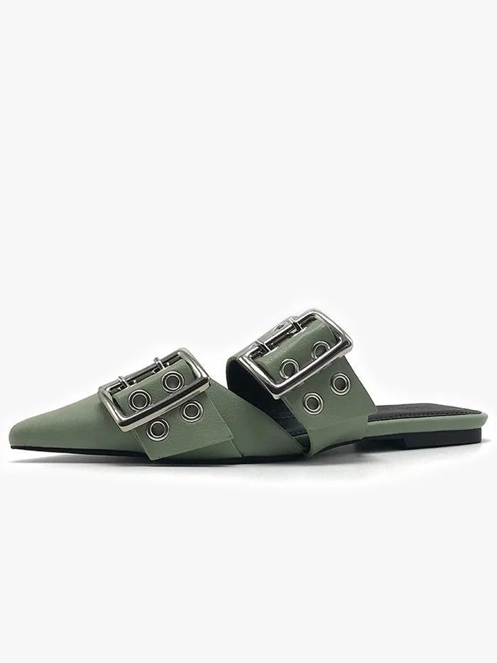 Fashion flat shoes women popular rivet sandals and slippers