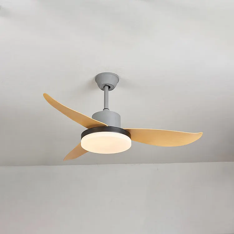 Haydn 3-Blade DC Ceiling Fan with Light, Metal & Acrylic, 37.4''/44.09''