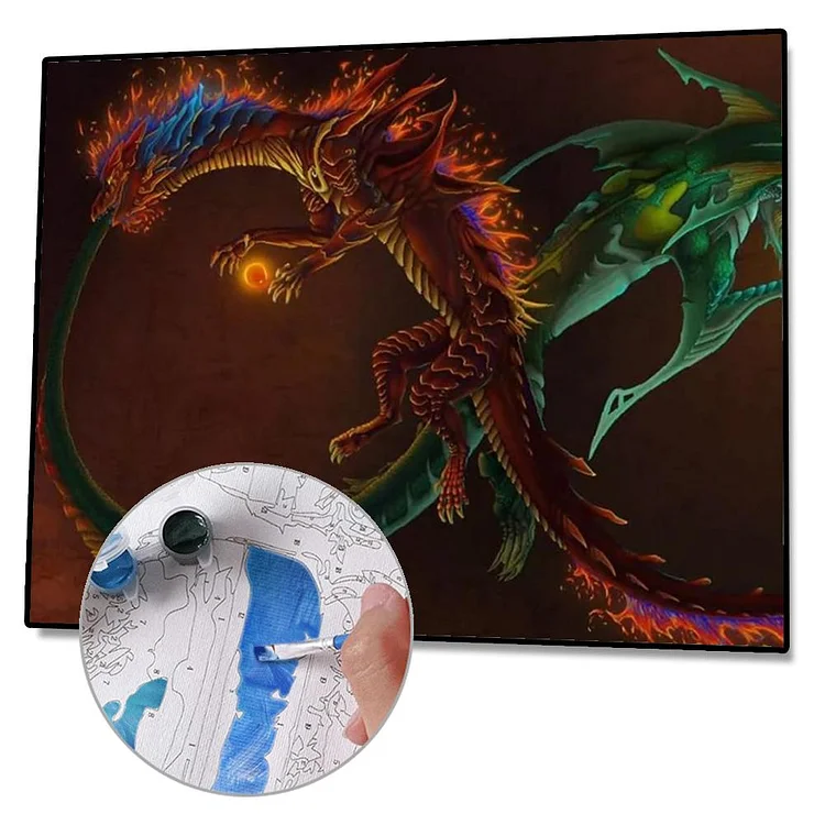 Dragon -Full Round Drill Diamond Painting -40*40CM